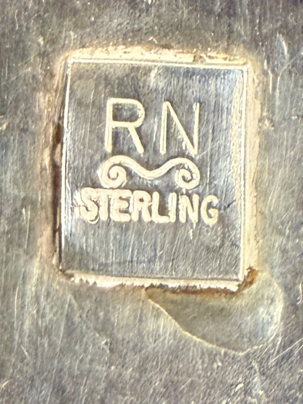 Sterling Silver Concho Belt stamped RN - Picture 4 of 6